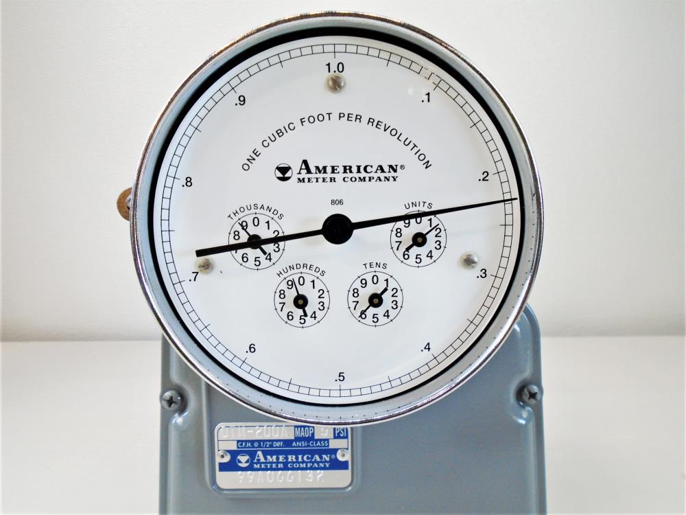 American Meter Co. Dry Test Gas Meter DTM-200A